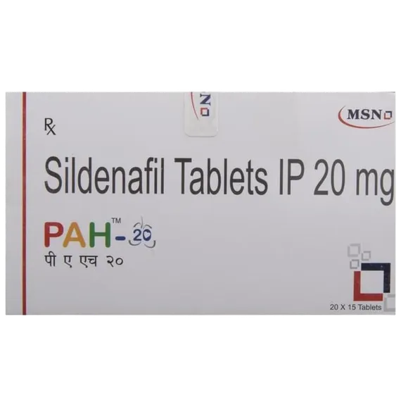 pah 20mg tablet 15's